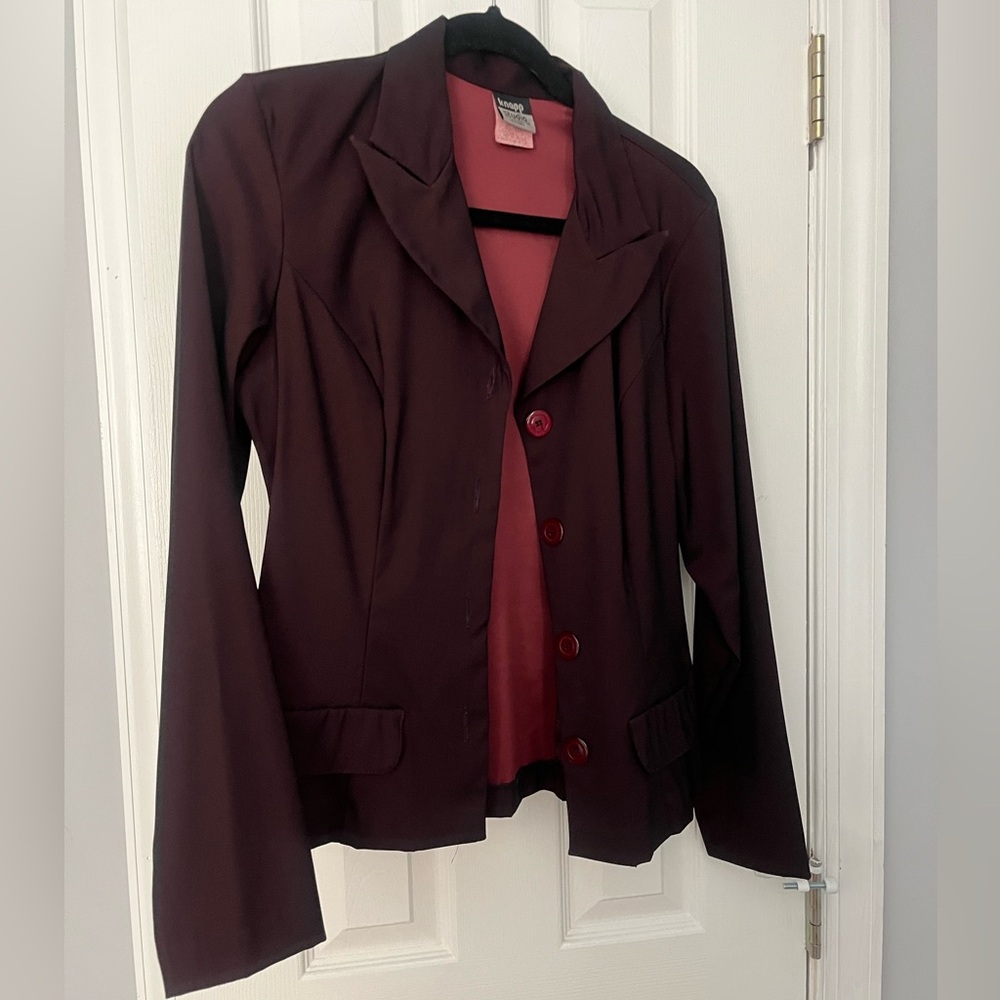 Vintage Burgundy Blazer by Knapp Studio